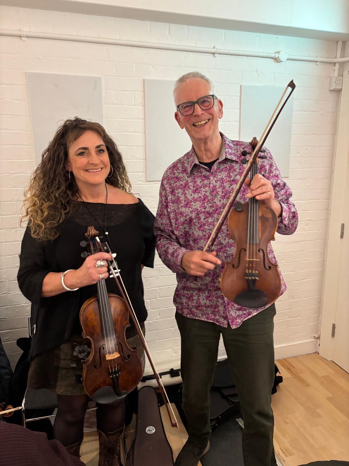 Jenny Newman and Pete Cooper